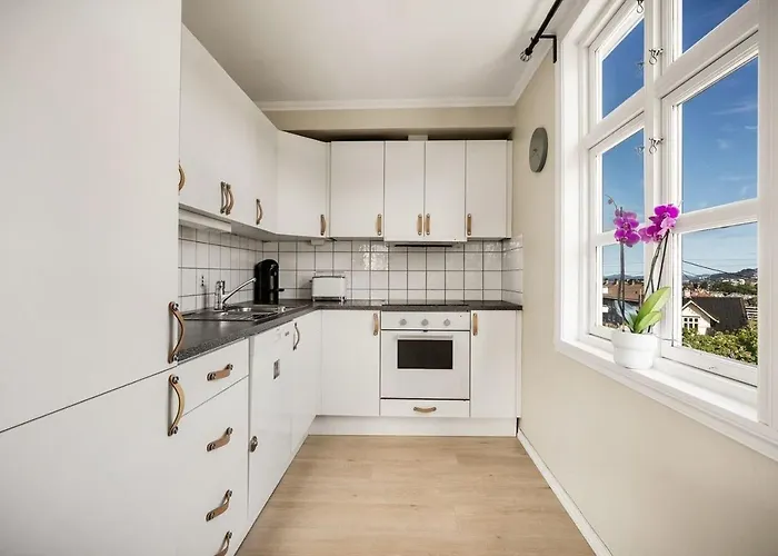 Leilighet Panoramic Flat & Garden, Free Parking 12 Minutes Walking! Bergen